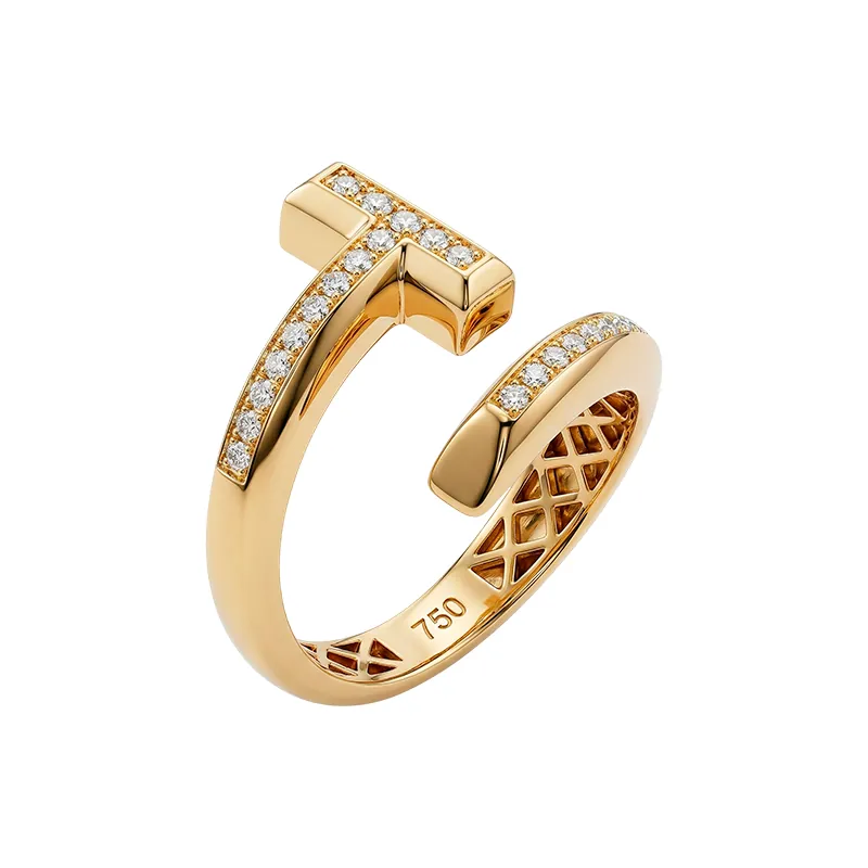 Anillo Estilo Doble T