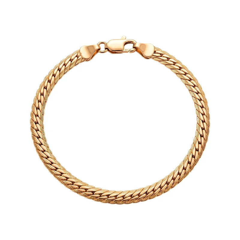 Pulsera de Tejido Chino con Acabado Diamantado