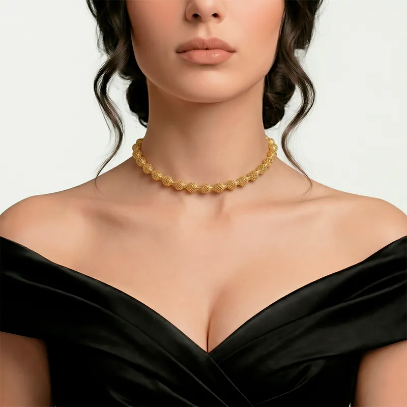 Gargantilla de oro italiano 18k