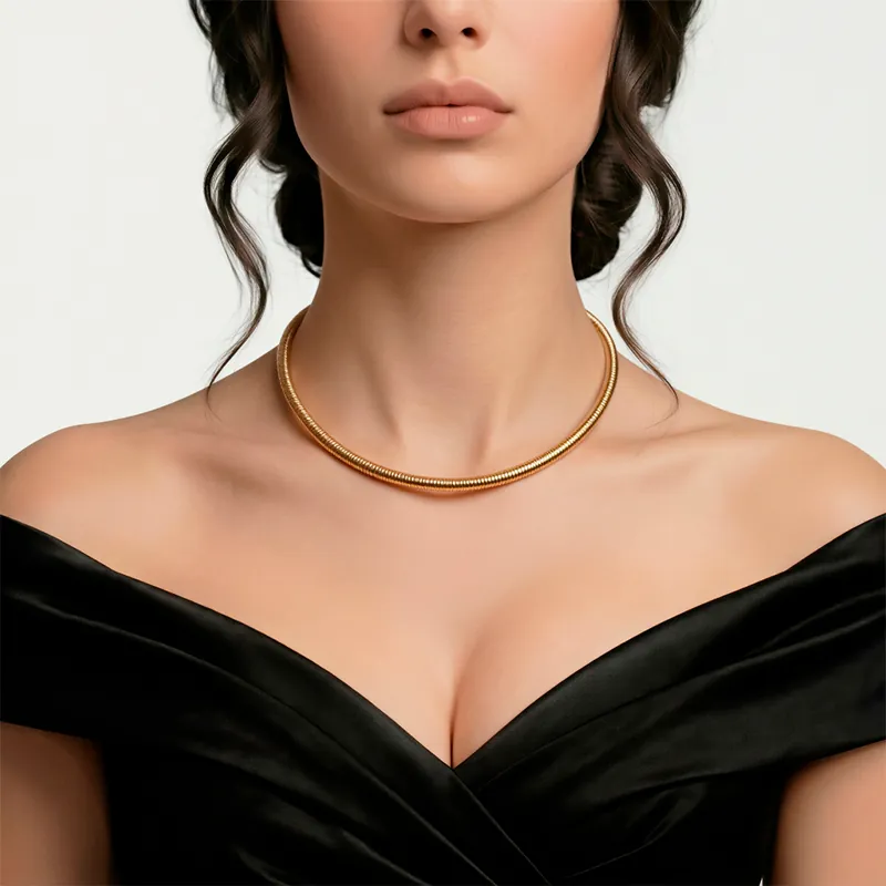 Gargantilla de oro italiano 18k