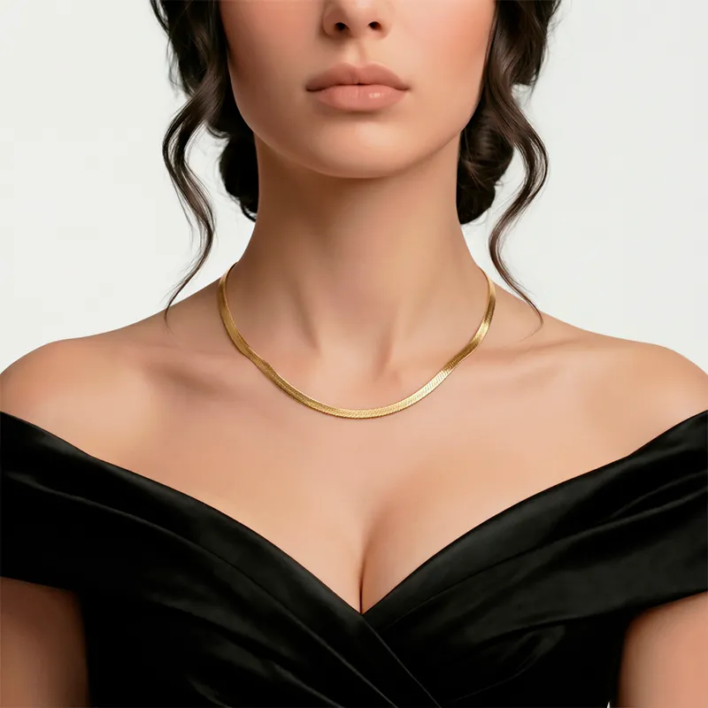 Gargantilla Herringbone Necklace